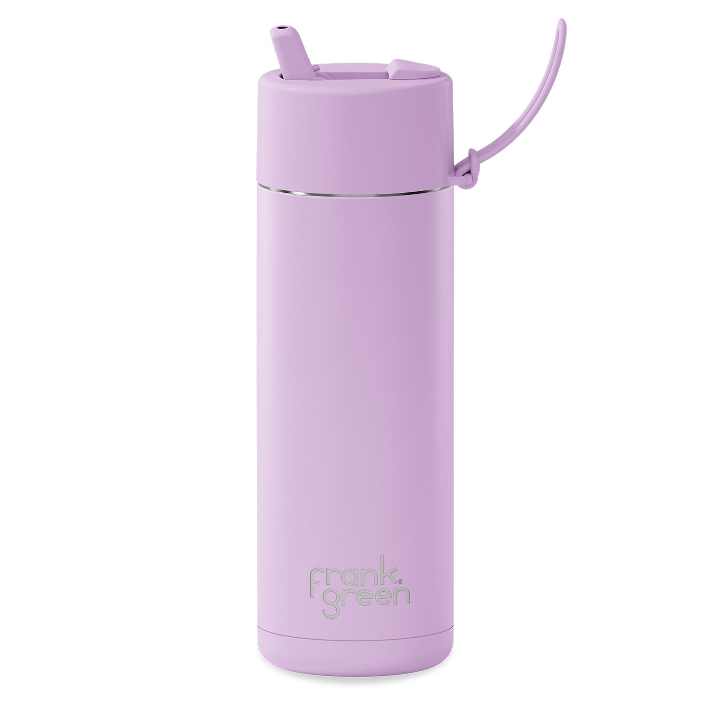 frank green 20oz Ceramic Bottle with Flip Straw Lid Lilac Haze